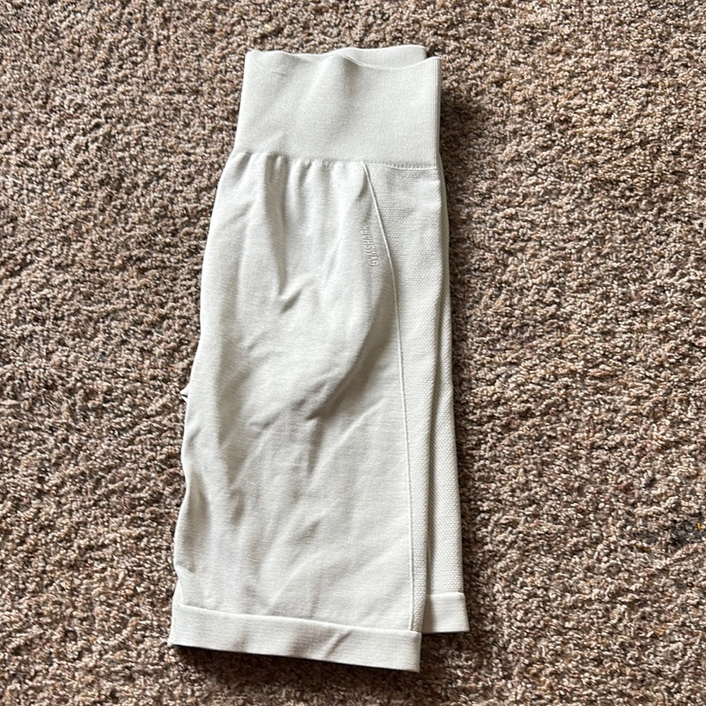 Women's Cream Bike Shorts